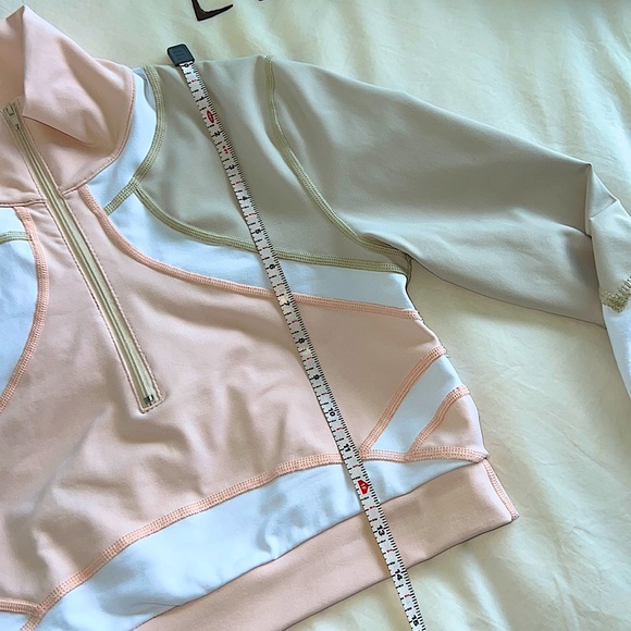 Vimmia x CB Half Zip Pullover Top in Conch - Picture 12 of 16